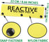 JXGZSO Reactive Not Aggressive Do Not Pet Dog Leash Sleeve Reactive Dog Leash Wrap (reactive D NOT P DLS)...