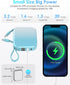 Mini Portable Charger Power Bank,22.5W 10000mAh Fast Charging Portable Phone Charger with Built in iOS and USB C Output Cable,LED Display Travel B...