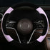 Steering Wheel Cover Deluxe Steering Wheel Protector for Cars MPV SUV Van Pickup Truck 14.5-15 inch (Purple)...
