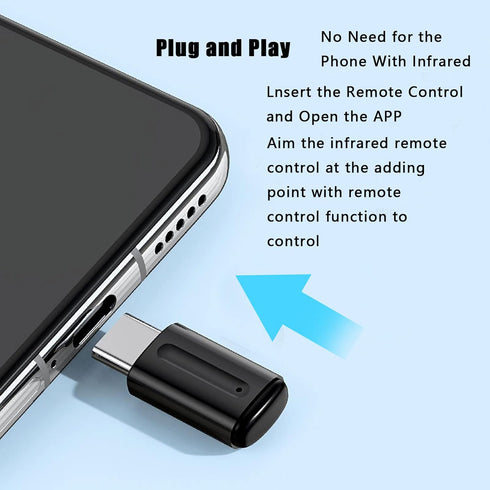 Universal Mini Smart IR Remote Controller Android Mobile Phone Infrared Controller Smartphone Infrared Controller Adapter for Using in Control Mos...