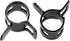 40 Pcs 1/3 Inch ID Spring Band Type Clamps, 8mm Fuel Hose Clamps Fasteners, Black Spring Hose Clip for Fuel Hose Line Water Pipe Air Tube Silicone...