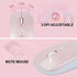 Bluetooth Keyboard and Mouse Combo Ultra-Slim Portable Rechargeable Compact Wireless Mouse Keyboard Set for Pad/iPad Pro/iPad Mini/iPad Air Mac OS...