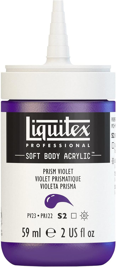 Liquitex Professional Soft Body Acrylic Paint, 59ml (2-oz) Bottle, Prism Violet...