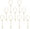 XINHUIDALSQ 50 Baptism Rosary Acrylic Rosary Mini Rosary Suitable for the First Holy Communion Baptism Party Gift Suitable for Recuerditos De Baut...