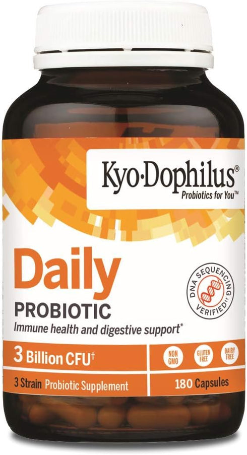 Daily Probiotic, Immune and Digestive Support, 180 capsules...