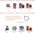 Grilling BBQ Meat Thermometer Temperature Probe Replacement Thermometer Probe Compatible with Thermopro TP25 TP20 TP07 TP-07 TP08 TP-08S TP06S TP1...