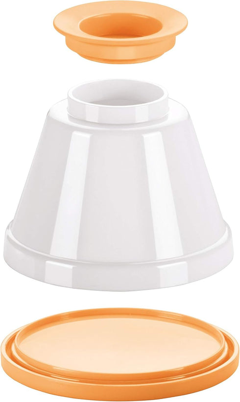 Tescoma 630591.00 Panna Cotta Mold, Set of 4 Cups with Lid...