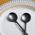 Black Coffee Spoons Set of 6, Kyraton Stainless Steel 5.1" Titainium Plating Demitasse Spoons, Tiny Espresso Spoons, Small Mini Coffee Spoons, Dis...