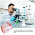 6pcs Sterile Erlenmeyer Flask 50ml Plastic Erlenmeyer Flask, Narrow Neck Education Experiment Supplies Narrow Conical with Graduations Education L...