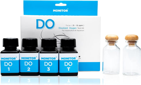 Monitor DISSOLVED Oxygen Test KIT (50 Tests) - Monitor Aquarium and aquaculture Water Quality...