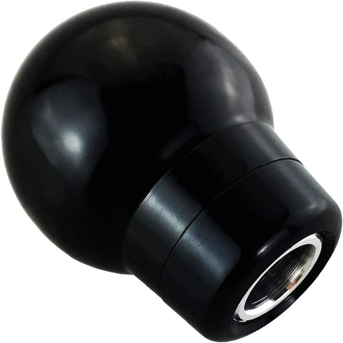 Abfer 8 Ball Shift Knob Car Gear Shifter Knobs Aluminum Stick Shifting Lever Transport for Most Manual Truck Vehicle (Black)...