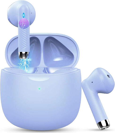 Wireless Earbuds, Bluetooth 5.3 Headphones in Ear with Noise Cancelling Mic, Earbuds Stereo Bass, IP7 Waterproof Sports Earphones, 32H Playtime US...