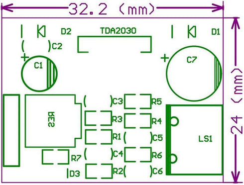 HiLetgo 5pcs TDA2030A Audio Amplifier Module TDA2030 Power Amplifier Board...