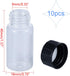 5 ml Clear Glass Bottles for Essential Oils, Chemistry Lab Chemicals, Colognes & Perfumes (10 Pieces)...