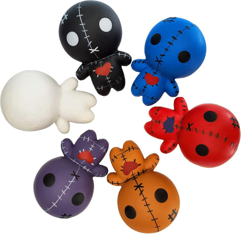funnysquee Cute Ghost Squishies Toy Horror Voodoo Dolls Stress Relief Slow Rising Soft Squeeze Toys for Kids Halloween Christmas Thanksgiving Gift...