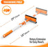 Squeegee for Window | 2-in-1 Window Cleaner Sponge and Soft Rubber Strip with Telescopic Extension Pole 18”-29” | Window Washer for Shower, Car Wi...