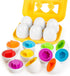 HANSGO 6PCS Matching Eggs shape sorter toy for toddlers 1-3 Educational Toy for Kids Baby Easter Toy Eggs for Boys Girls...