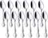 Coffee Spoons Set of 12, Mini Coffee Spoons, Stainless Steel Espresso Spoons, Small Spoons for Dessert, Tea, Appetizer, 4.6 inch, Silver...