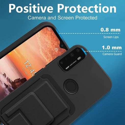 Case for AT&T Radiant Max 5G 6.8" / Cricket Dream 5G / Cricket Innovate 5G / AT&T Fusion 5G Phone Case with Tempered Glass Screen Protector Foldin...