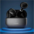 Black Bluetooth Headphones in-Ear Wireless Earphone Touch Control Headset Mini Metal Earbuds for Phone...