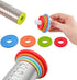 Adjustable Rolling Pin with Thickness Rings for Baking,17" Stainless Steel Dough Roller,Measurement Markings Rolling Pins For Pizza, tortilla,Pie,...