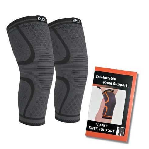 Knee Brace Pain Relief Set 2 Pack Knee Braces for Men and Women, Compression Sleeve for Meniscus Tear, ACL, Arthritis - Comprehensive Knee Support...