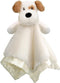 Dog Security Blanket Soft Lovey Baby Stuffed Animal with Satin Backing for Toddler Infant Newborn Boys and Girls, Lovely Unisex Puppy Snuggle Toy,...