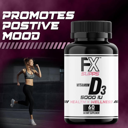 Vitamin D3 5000 IU (1 Pack, 60 Easy to Swallow Softgels) | Health and Wellness Dietary Supplement for Men & Women | Cholecalciferol, Best for Bone...