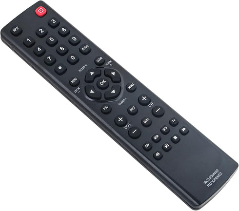 AIDITIYMI RC2000N02 RC3000N02 New Replacement Remote Control fit for TCL LED LCD HDTV L32HDF12TATCL L32HDM12TCL L40FHDF12TATCL L40FHDM12 L26HDM12T...
