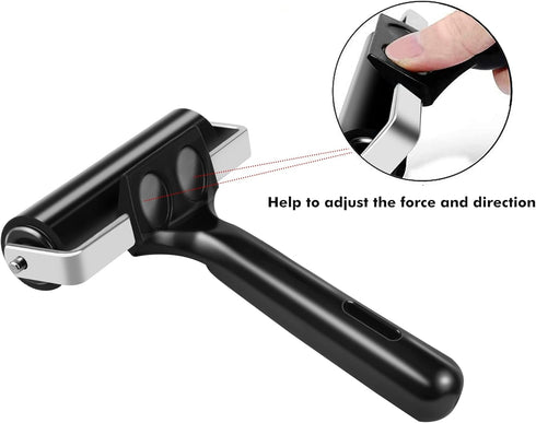 Lydia's Deal Rubber Roller Brayer for Printmaking, Ink Roller Tool Brayer Rollers for Crafting, Printing, Inking and Stamping (4-Inch, Black)...