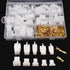 432PCS Auto Electrical Wire Connectors Kit,2.8mm 2 3 4 6 9Pin Wire Connector Housing Terminal Male Female Plug Pin Header Crimp Wire Terminals Con...