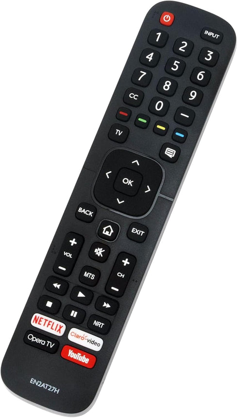 EN2AT27H Replaced Remote fit for Hisense VIDAA Smart TV 40H5F 32H5F1 32H5E 32H5E1 32H5508 32H5020E 32H5030E 32H5040E 32H5050E 32H5070E 32H5080E H5...