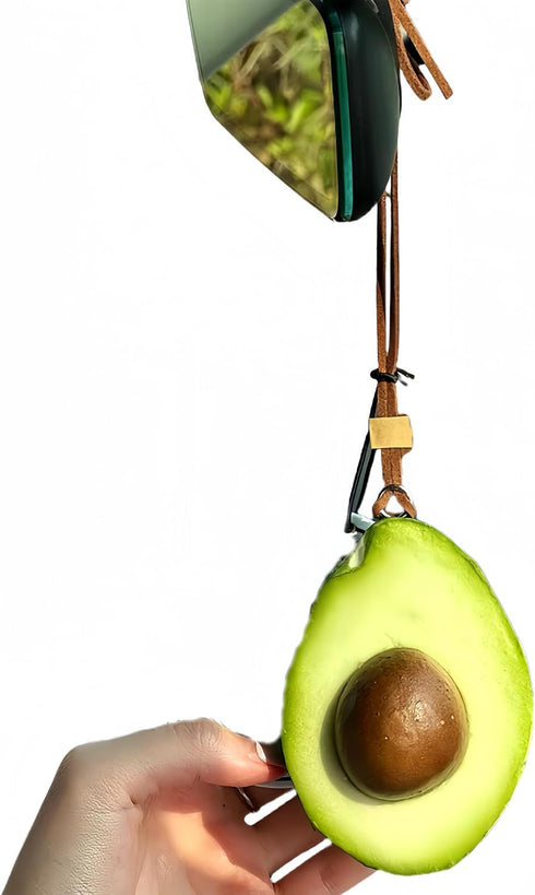 Unique Car Pendant for Rear View Mirror - Handcrafted Avocado Design, Car Pendant Hanging Keychain Pendant Gift, 1...