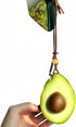 Unique Car Pendant for Rear View Mirror - Handcrafted Avocado Design, Car Pendant Hanging Keychain Pendant Gift, 1...