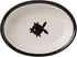 PetRageous 10070 Oval City Pets Stoneware Cat Bowl 6.25-Inch Wide and 1.5-Inch Tall Saucer with 1-Cup Capacity is Dishwasher and Microwave Safe fo...