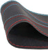 15 Inch 3D Universal Artificial Leather Steering Wheel Cover Stitch On Wrap with Needle & Thread Non-slip Black...