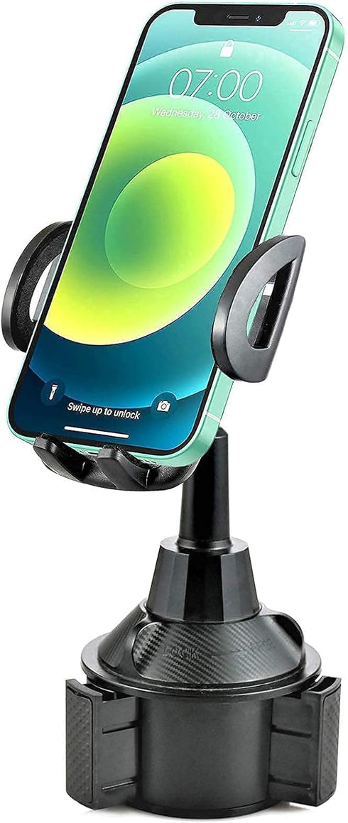 Short Cup Phone Holder for Car, Universal Ultra Stable Car Cup Holder Phone Mount Compatible with iPhone 15 Pro Max /14/13/S23 Ultra /S22 /Plus et...