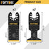 Titanium Oscillating Multi Tool Blades, Oscillating Saw Blades for Wood Metal Plastic Nails Cutting, Fit Dewalt Bosch Milwaukee Makita Rockwell...