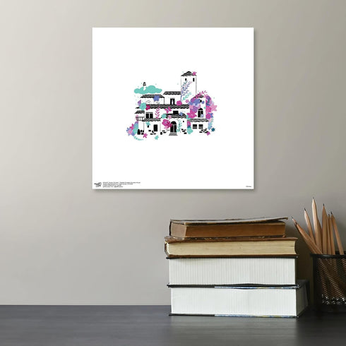 Trends International Gallery Pops Disney Encanto - Painted Paradise Encanto House Wall Art Wall Poster, 12" x 12", Unframed Version...