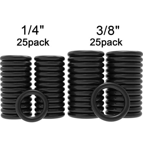 PAGOW 50 Pack O-Rings Power Pressure Washer Replacement for 1/4 inch, 3/8 inch, M22 Quick Connect Coupler (25pcs for 1/4" + 25pcs for 3/8")...