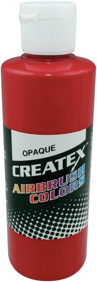 Createx Airbrush Paint, Opaque Red, 2 Oz (5210-02)...