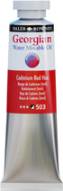 Daler Rowney Georgian Water Mixable Oil Paint Cadmium Red Hue 37ml Tube - Art Paints for Canvas Paper and More - Oil Painting Supplies for Artists...