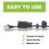 Waterproof RJ45 Coupler IP67 CAT6 Waterproof RJ45 Connector POE Outdoor Ethernet Connector 2 Pack...