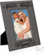 KATE POSH I'll Love You Forever, I'll Like You for Always, as Long as I'm Living, My Mommy You'll be. Engraved Grey Leather Picture Frame. Mother'...