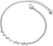 COOLSTEELANDBEYOND Two-Row Stainless Steel Link Chain Anklet Bracelet with Charms of Dolphins and Jingle Bell Adjustable...