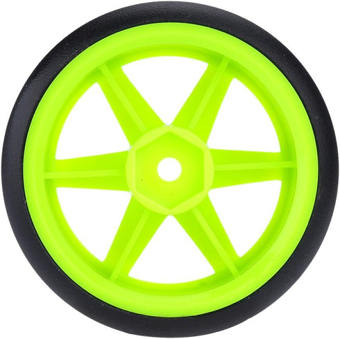 GoolRC 4PCS/Set 1/10 Drift Car Tires Hard Tyre Replacement for Traxxas HSP Tamiya HPI Kyosho On-Road Drifting Car (Green)...