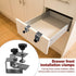 Cabinet Drawer Installation Clamps, 2PCS Right, Left-Side Drawer Installation Clamps Tools Front Cabinet Drawer Woodworking Clamps Drawer Jig for ...