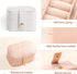 Travel Jewelry Ring Case,Small Jewelry Ring Box,Ring Holder,Mini Travel Jewelry Case Portable Ring Storage Case, for Women Girls, for Travel,Busin...