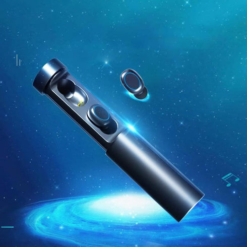 Jectse Earbuds, Noise Cancelling Bluetooth Earbuds with Flashlight Charging Case, Waterproof Stereo Earphones in Ear Sport Headphones for Running...
