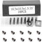 10.5mm Square Tungsten Carbide Replacement Cutter Inserts 10.5x10.5x1.5mm with Screws Replacement for Woodworking Fits Spiral Helical Planer Cutte...